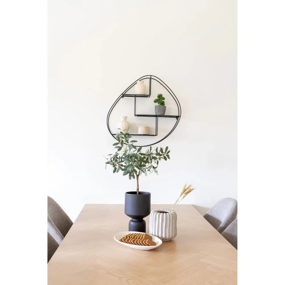 Ghiveci din Ceramica Negru H23,5xD15cm HN0893