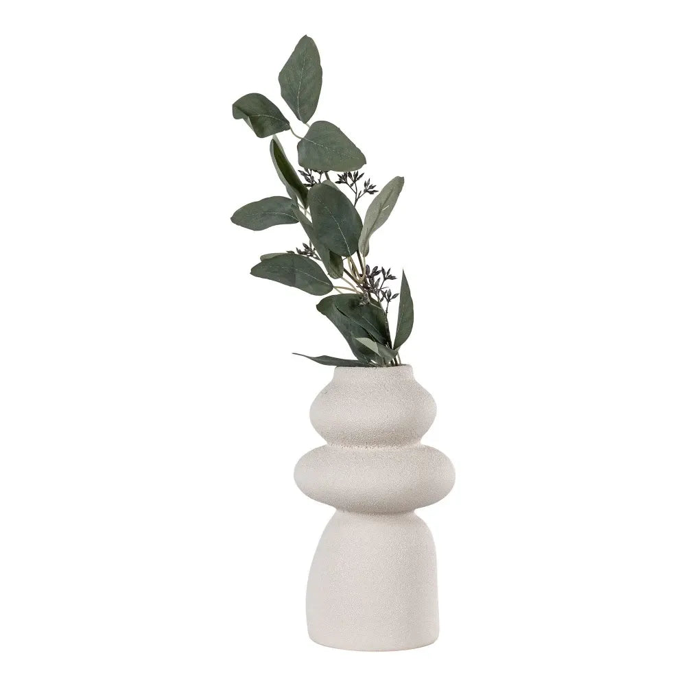 Vaza din Ceramica Bej H26,5xD14,5cm HN0863