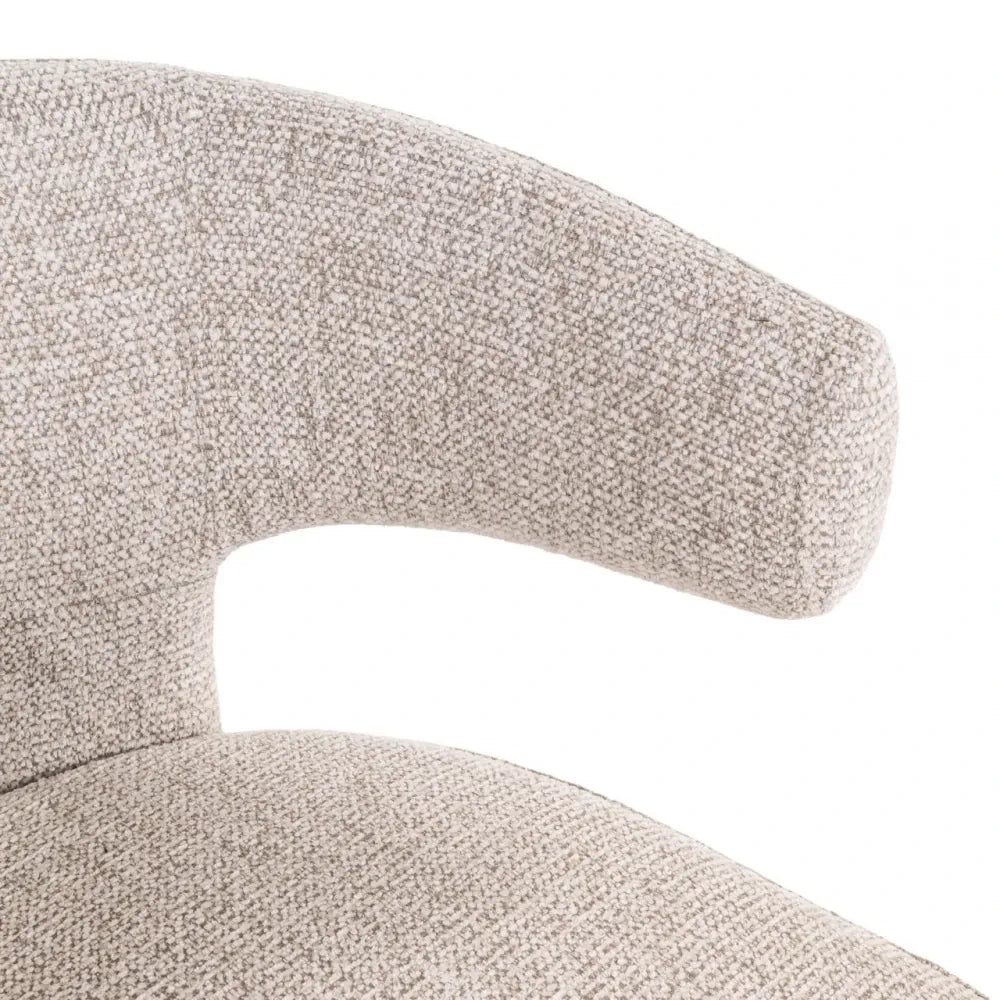 Scaun tapitat cu Stofa Bej L59.5xH78.5cm Nerio Richmond interiors