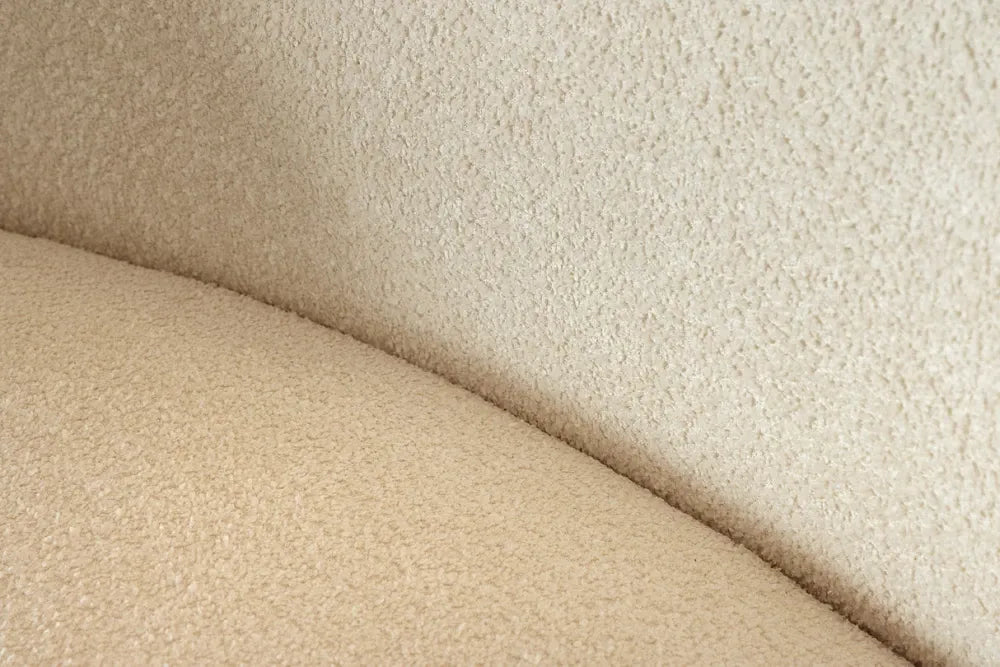 Canapea 3 locuri tapitat cu Stofa boucle Bej L229cm Atelier