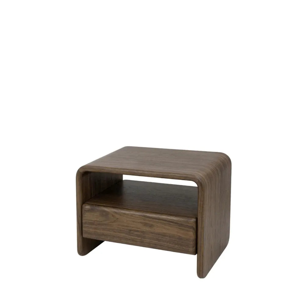 Noptiera cu sertar Owen de culoare nuc L60xH51cm