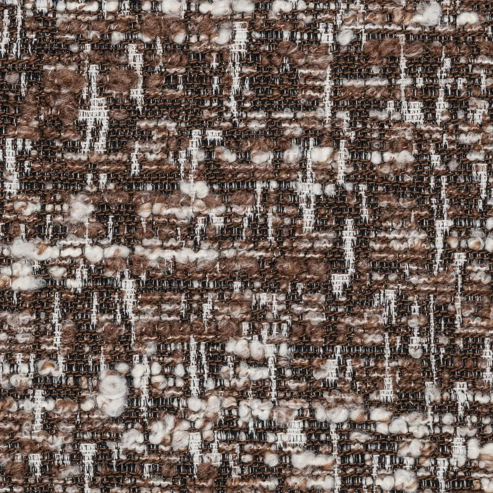 Fotoliu rotativ tapitat cu Stofa boucle Rosu L88xA82xH77cm Merida Eichholtz