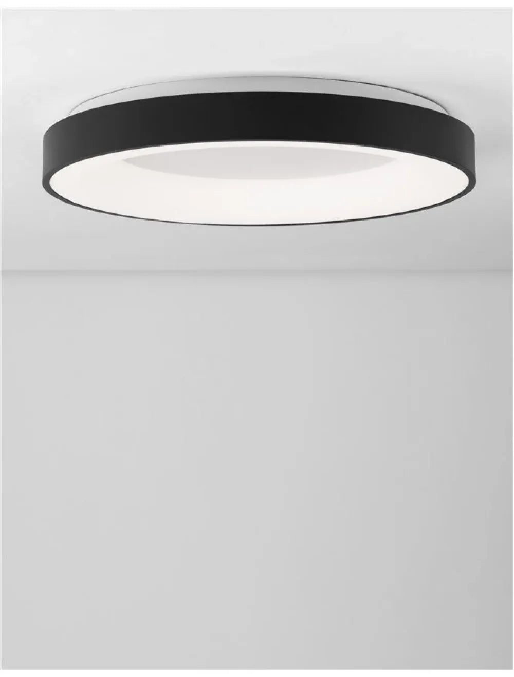Plafoniera din Aluminiu Negru H9xL60cm IP20 50W 2864lm 3000k RANDO THIN