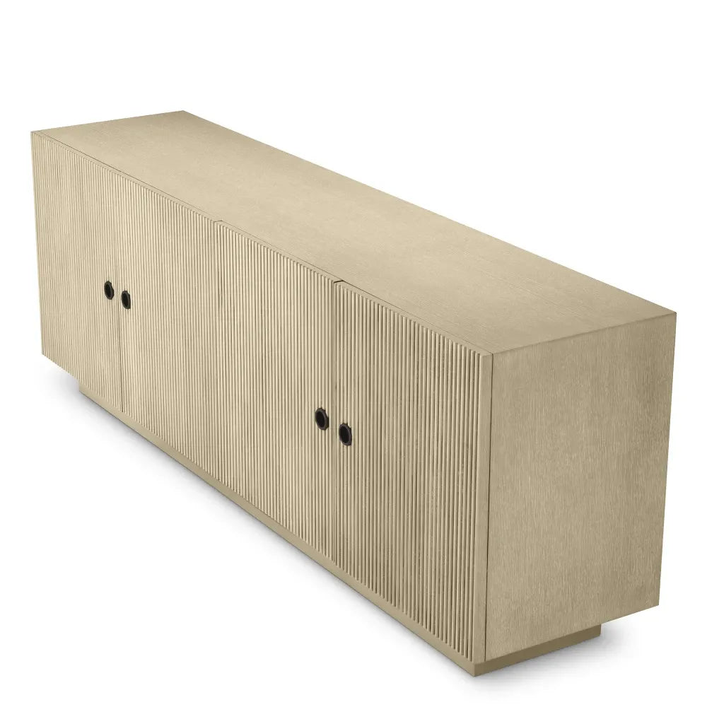 Comoda din Furnir de stejar Maro deschis L220xH78cm Dimitrios Eichholtz