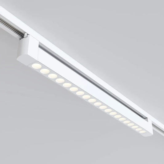 Spot dreptunghiular pentru sina Unity din Aluminiu Alb H6xL60cm IP 20 20W 1500lm 3000k Points Rot