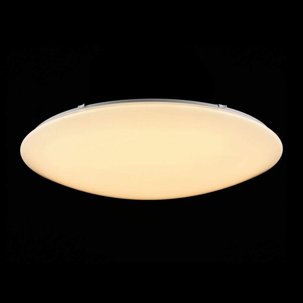 Plafoniera Rotunda din Acrilic si Metal Alb Gloria D77xH12cm