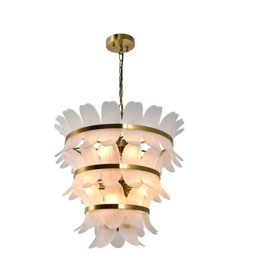 Candelabru din Metal/Sticla Alama D60xH56cm Ameline Richmond interiors