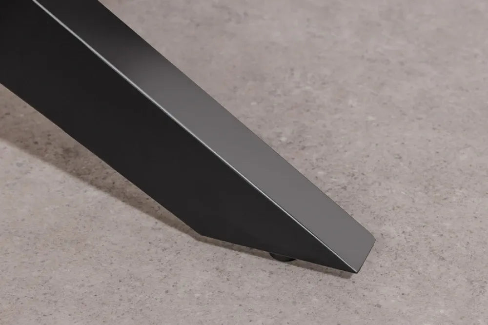 Masa din MDF/Funir de stejar Maro si Metal Negru L200xH76cm Zeus