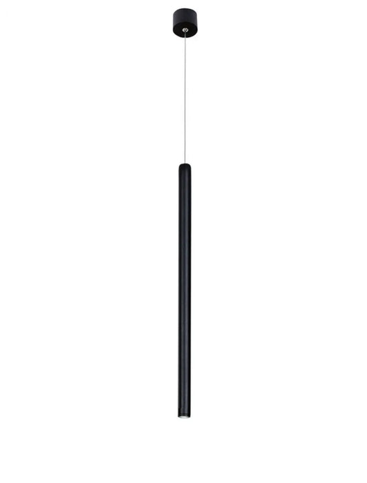 Pendul din Aluminiu Negru H150xL2.5cm IP20 3W 180lm 3000k ULTRATHIN