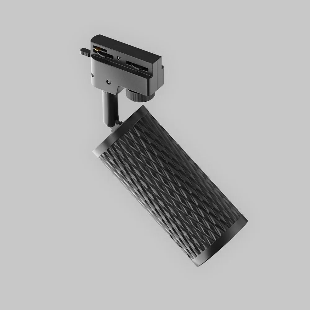 Spot pentru sina Unity din Aluminiu Negru H21xL13cm IP 20 GU10 50W Focus Design