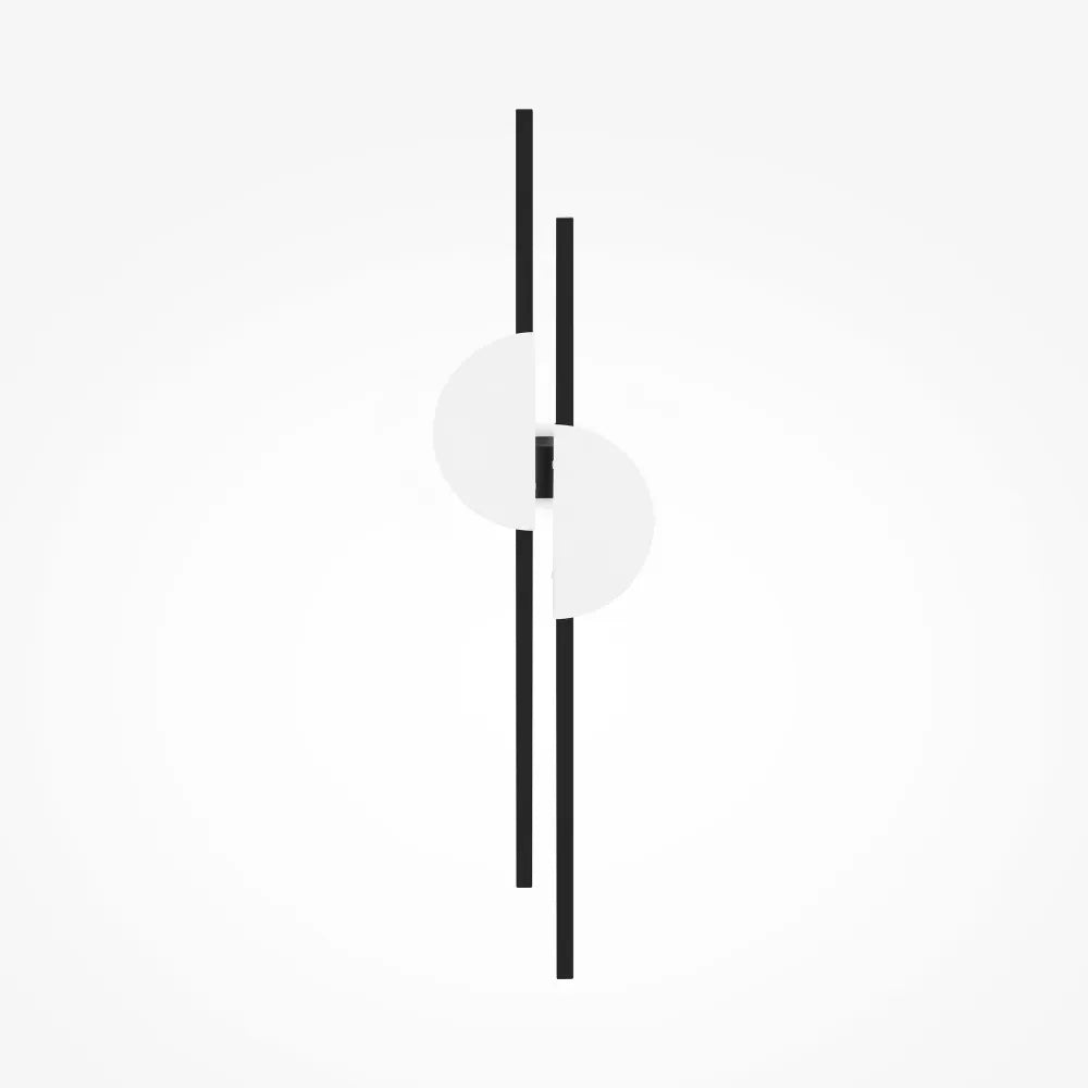 Aplica perete din Aluminiu Negru H79xL6cm Skyline