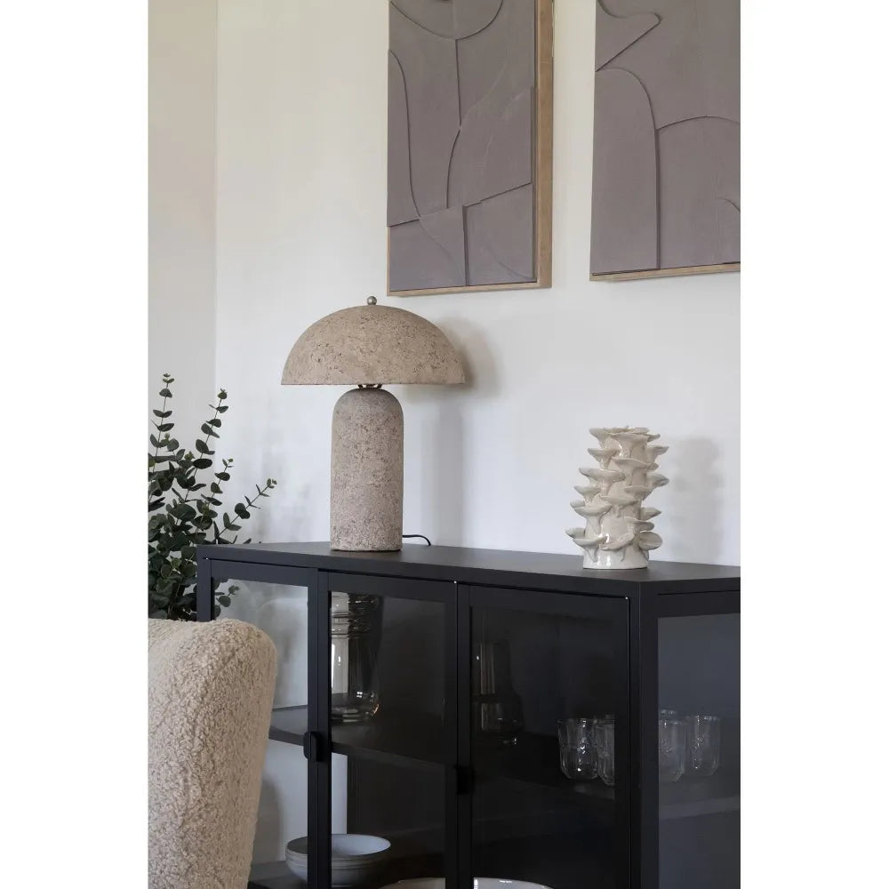 Obiect decorativ din Ceramica Bej H24xL15cm HN0876