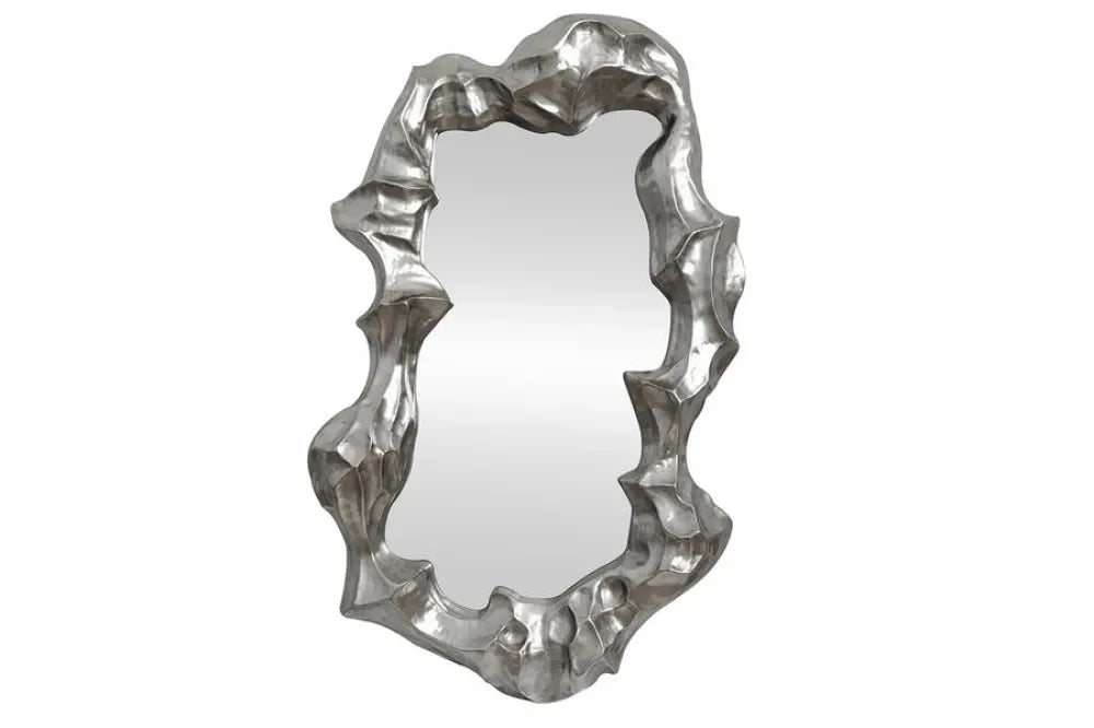 Oglinda cu rama din Poliuretan/MDF Argintiu L95xH150cm VENETIA