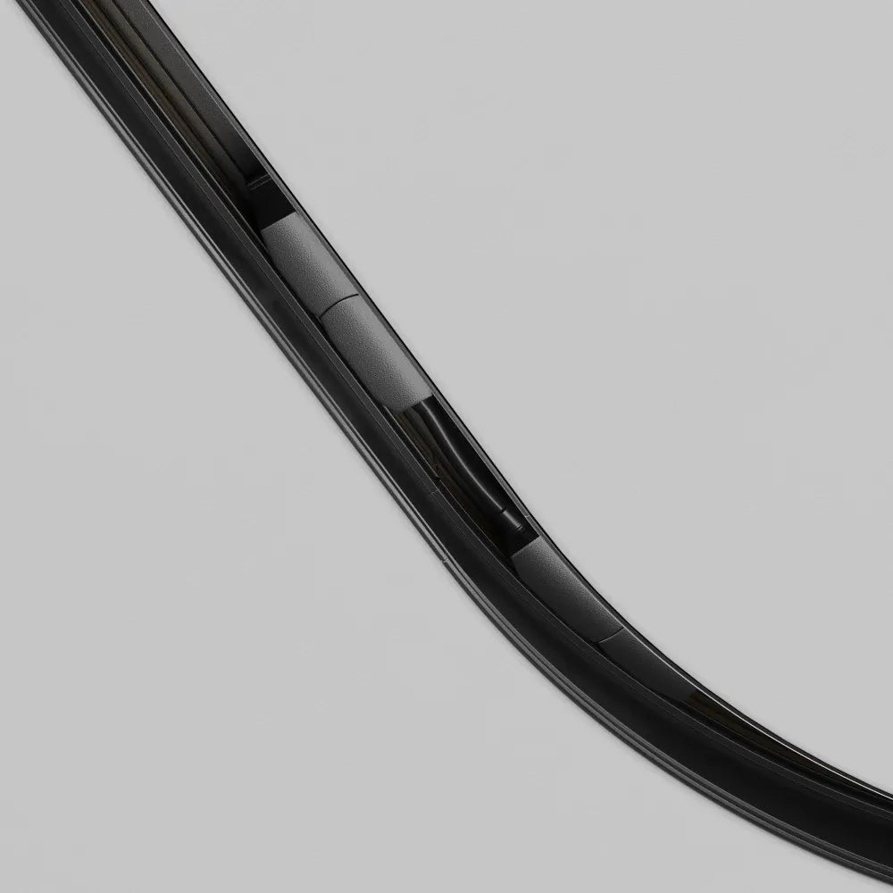 Conector de alimentare pentru conector semicerc Radius Exility din Plastic Negru