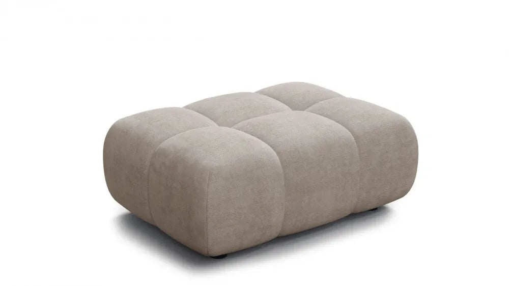 Taburet tapitat cu material pet friendly Alias bej L71x100cm