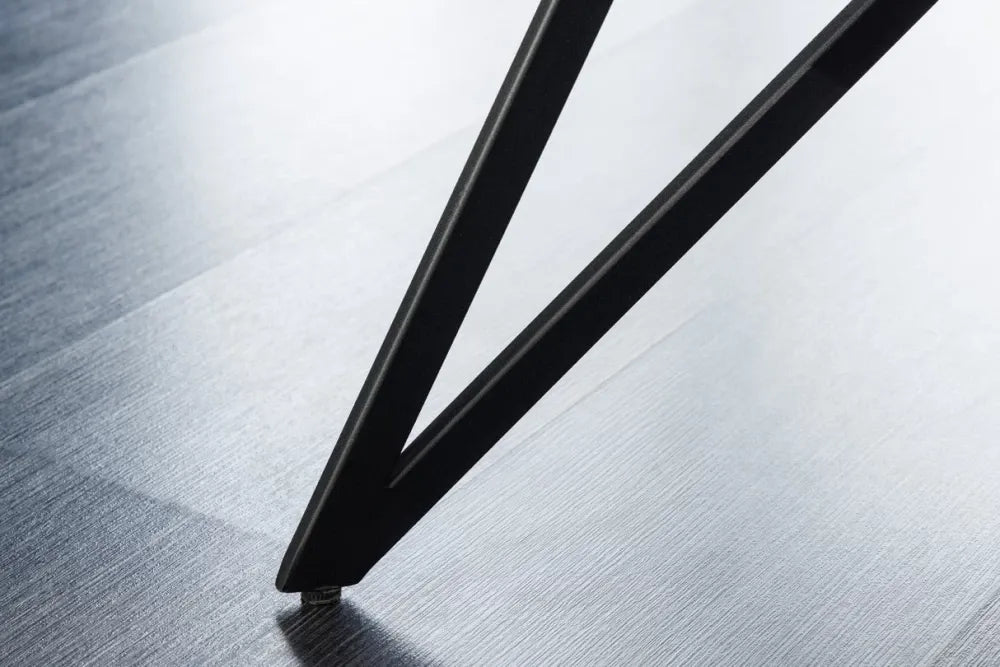 Banca din Metal Negru si Catifea Galben H84xL156cm Euphoria