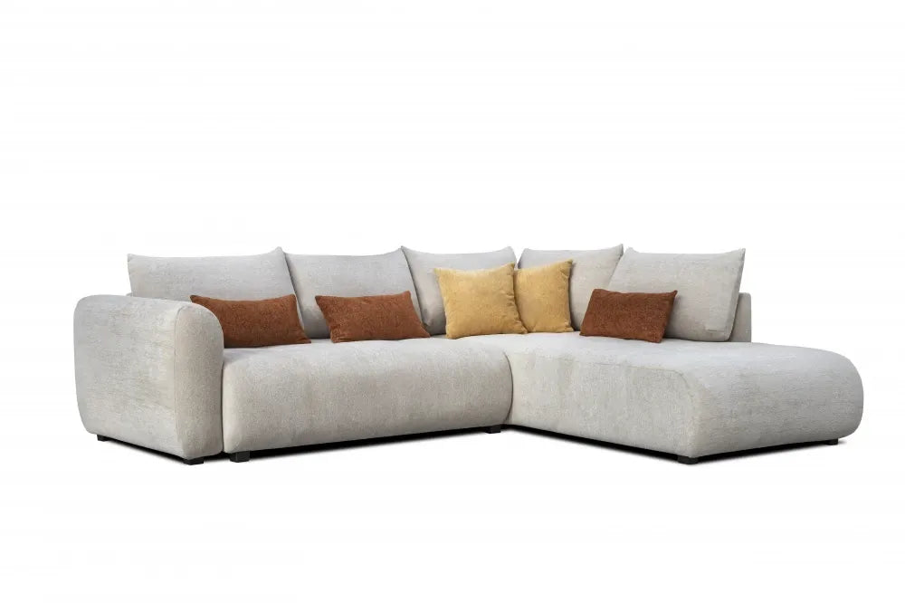 Coltar extensibil personalizabil in forma de L 291cm Trezzo