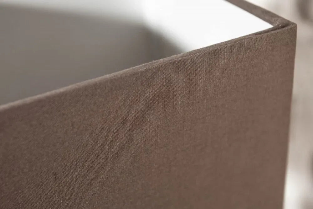 Veioza din Lemn Maro si Textil Gri H45xL15cm Euphoria