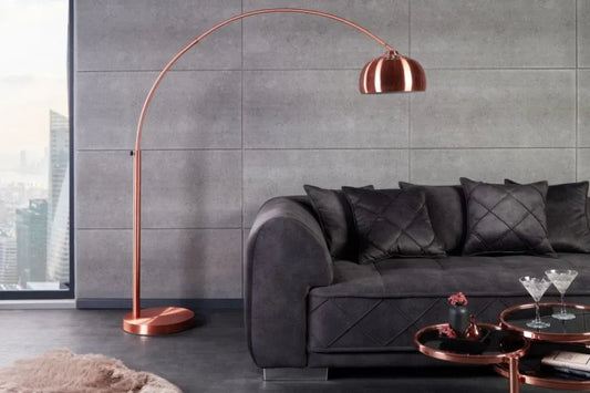 Lampa de podea din Metal Cupru H170-210xL150-160cm Big Bow