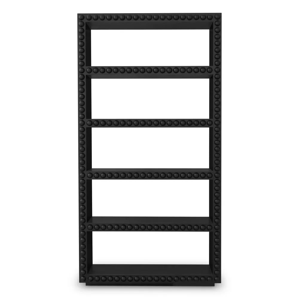 Biblioteca din Lemn de mindi Negru L120xH230.5cm Kenton Eichholtz