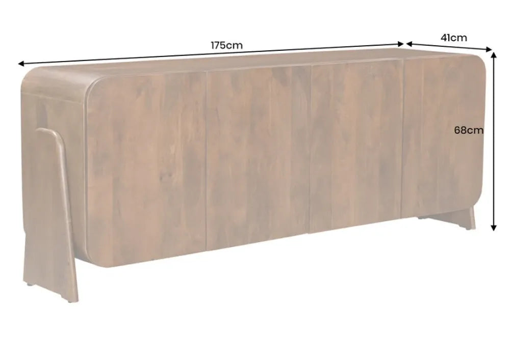 Comoda din Lemn de mango Maro L175xH68cm BRASIL