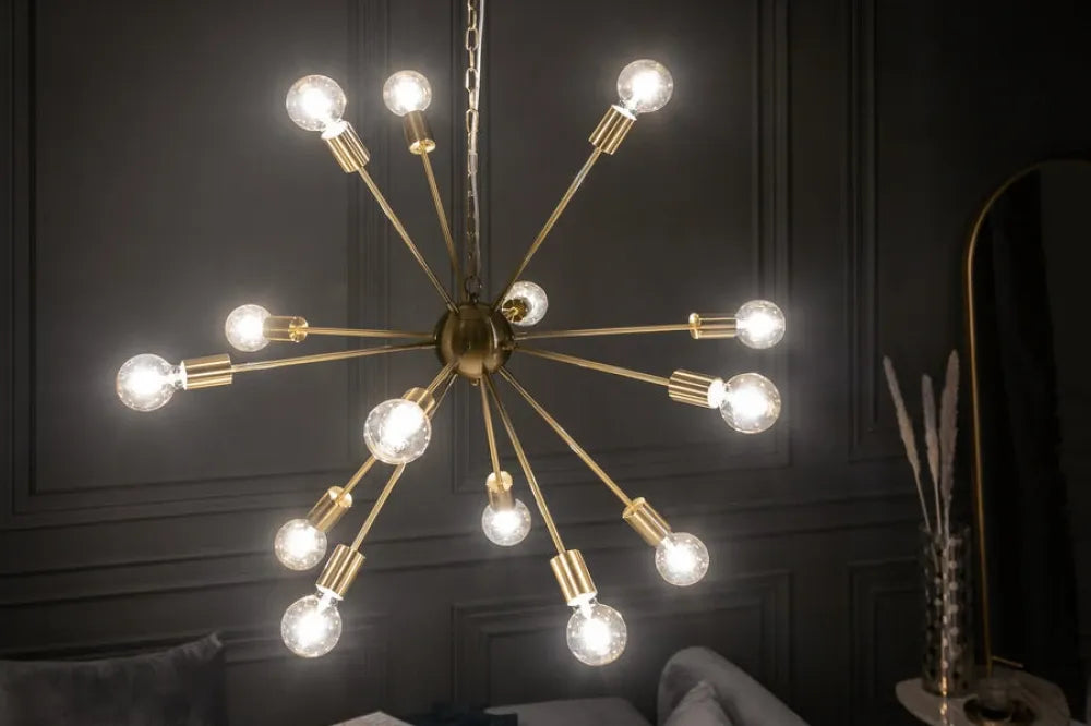 Lustra din Metal Auriu L87xH142cm SPUTNIK