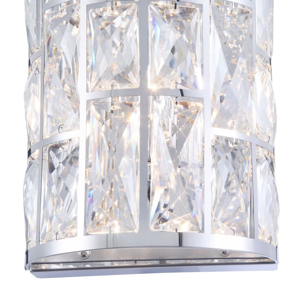Aplica de perete din Cristal Transparent L15x10xH22cm Gelid