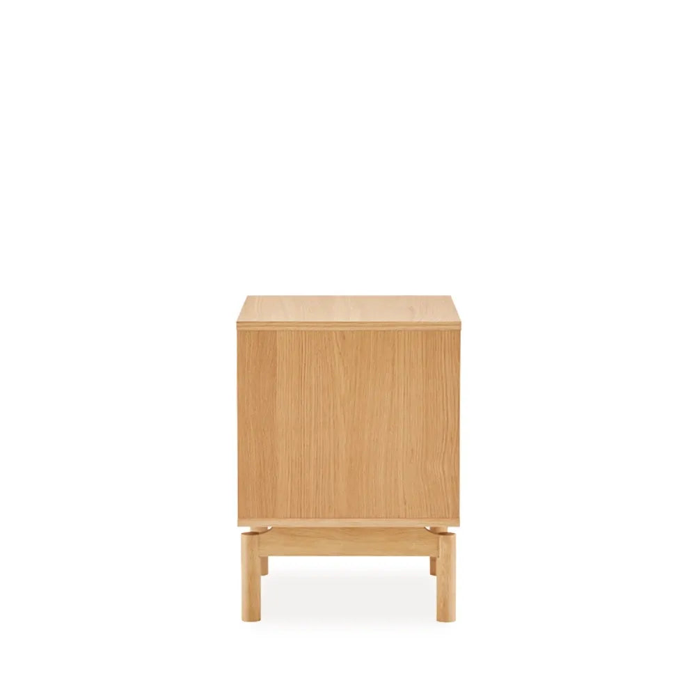 Noptiera cu sertare Berna de culoare natural L60xH55cm