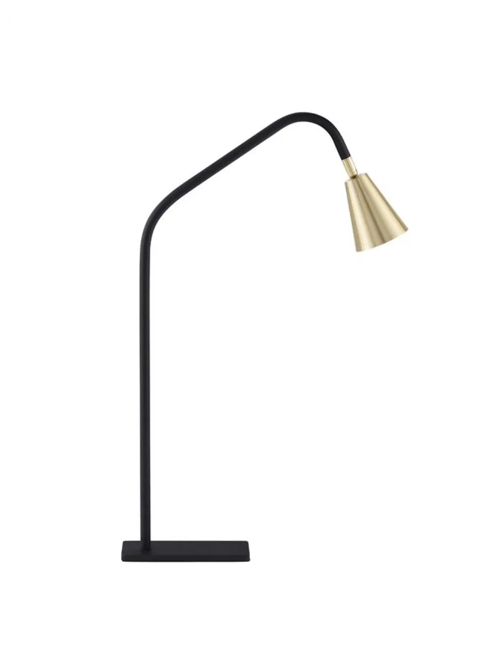 Veioza din Aluminiu Negru/Auriu H52xL7.5cm IP20 GEKO