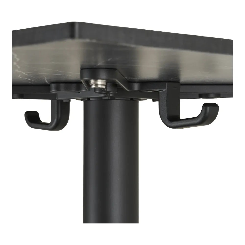 Masa de exterior din Aluminiu Negru L60xH73cm Bistro