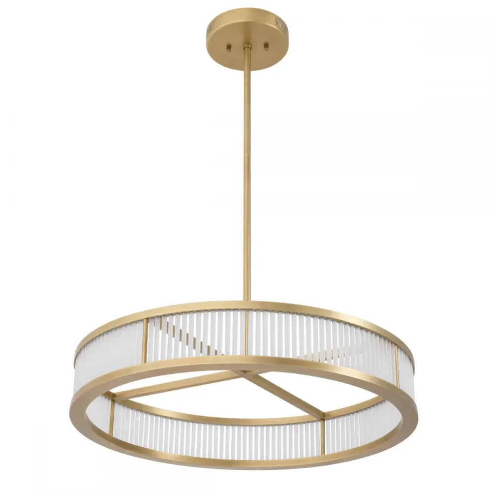 Candelabru din Metal Alama atichizata si Sticla mata Transparent H15xD70cm Thibaud S Eichholtz