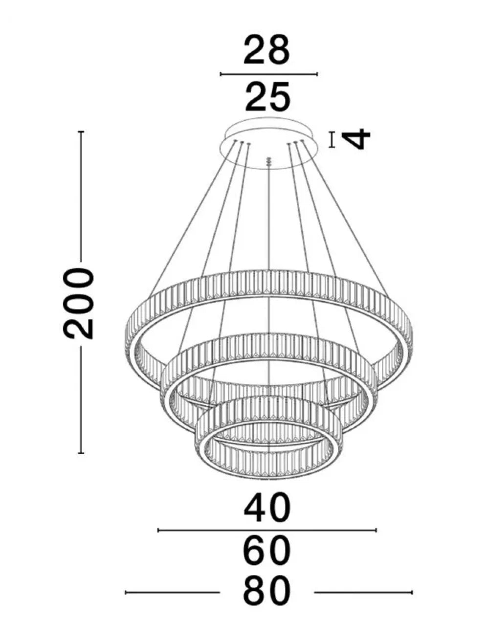 Candelabru structura din Metal Auriu si abajur din Cristal Transparent H150xL80cm IP20 92W 7670lm 3500k AURELIA