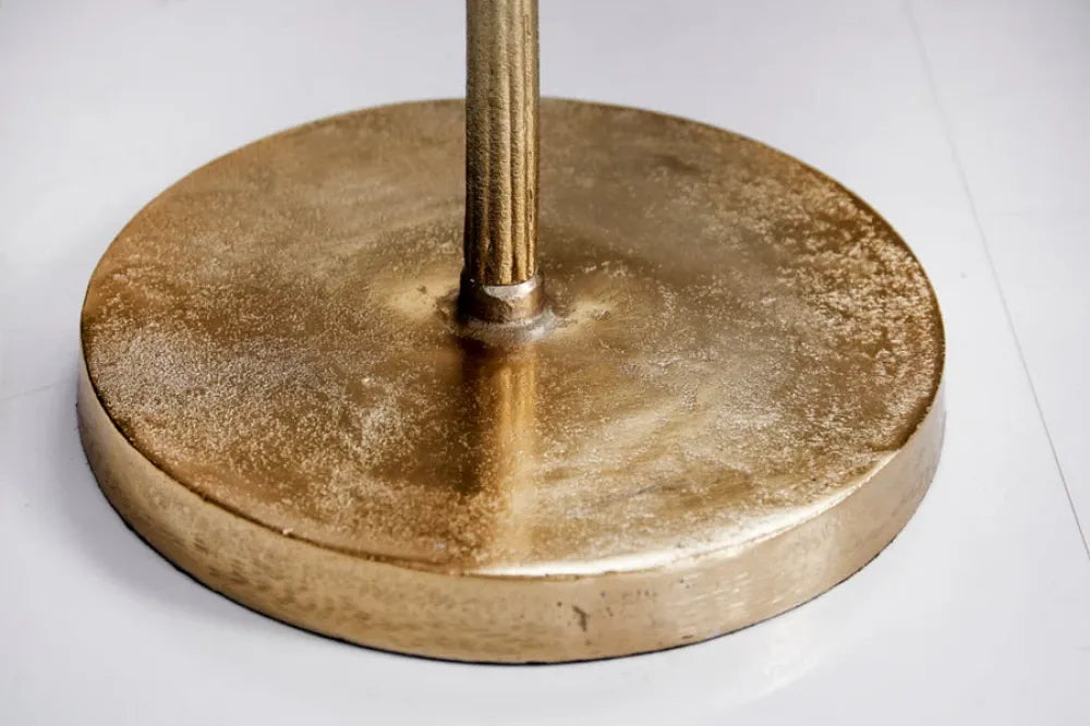 Masuta laterala din Metal Auriu L40xH59cm Leaf
