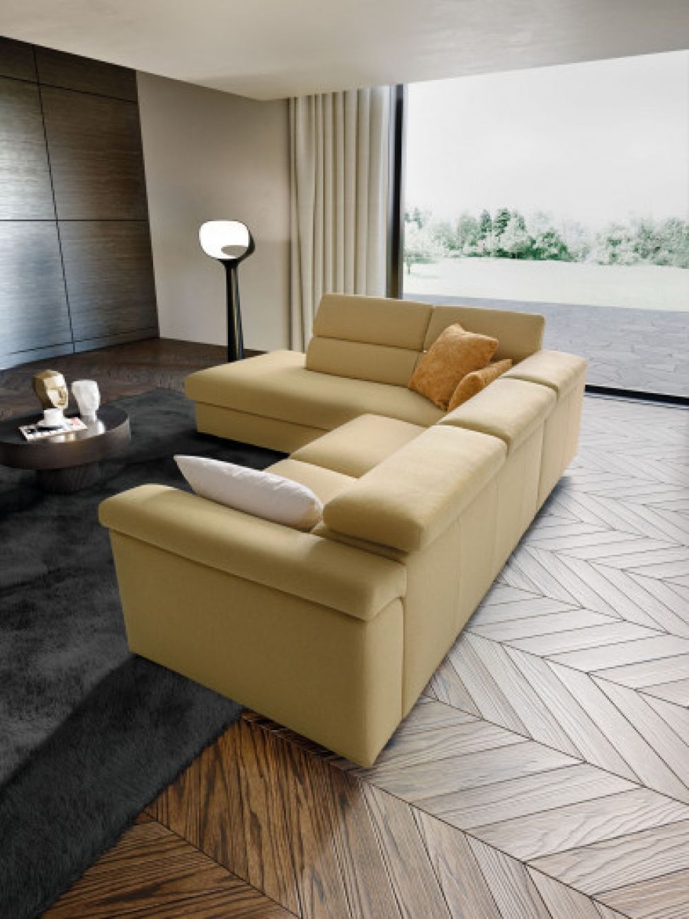 Coltar extensibil customizabil Alessandra L265cm