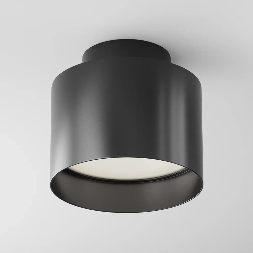 Spot aplicabil din Aluminiu Negru H9xD10cm IP 20 12W 500lm 4000k Planet
