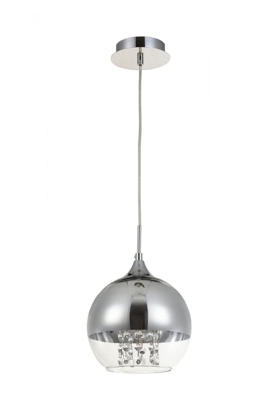 Pendul cu inaltime reglabila din Sticla Transparent D20xH96cm Fermi