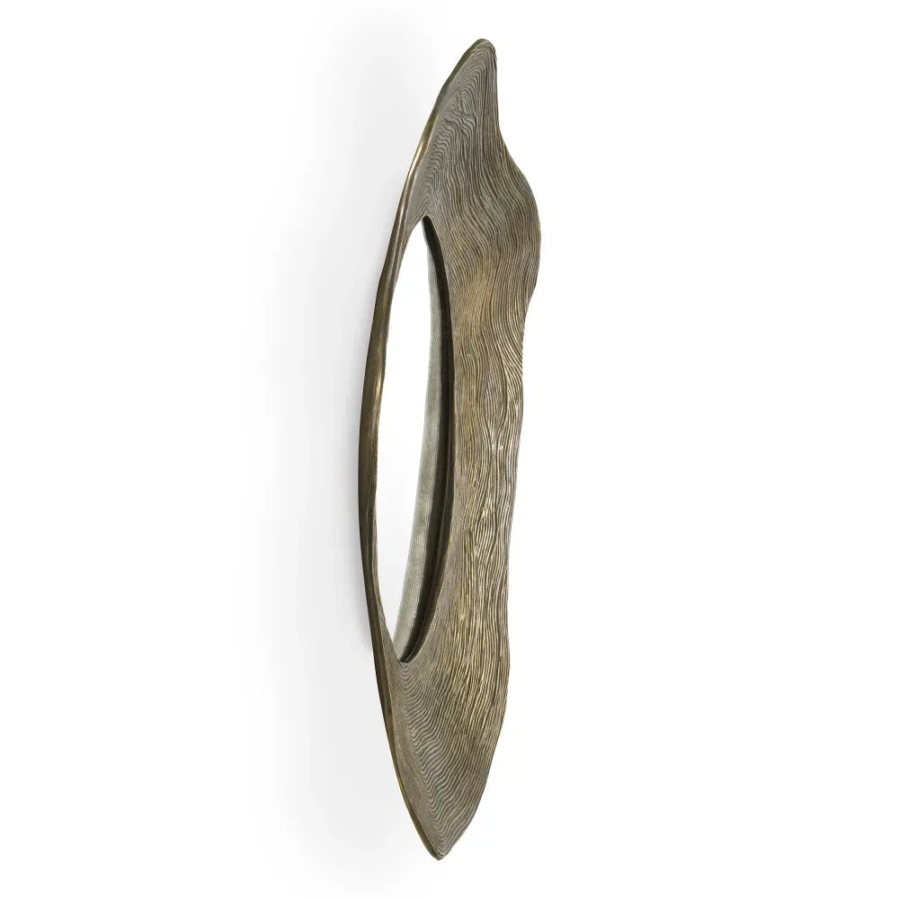 Oglinda cu rama din Metal/MDF Alama L60xH75cm Pavona Eichholtz