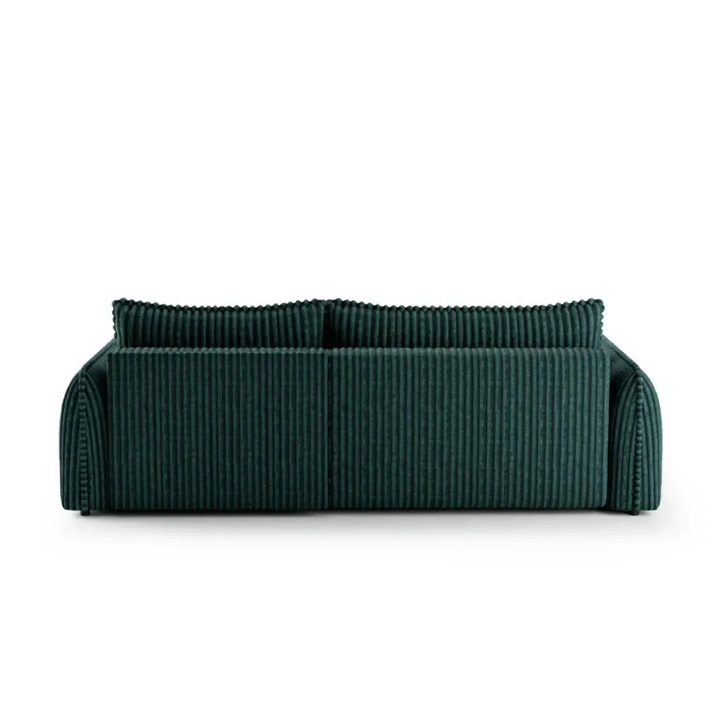 Coltar extensibil cu spatiu depozitare din Corduroy Verde Mojave I