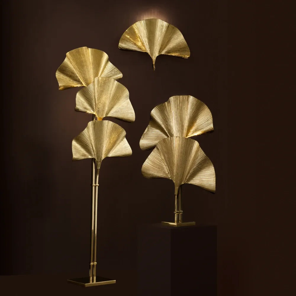Lampa de podea din Metal Alama H197xL80cm Las Palmas Eichholtz