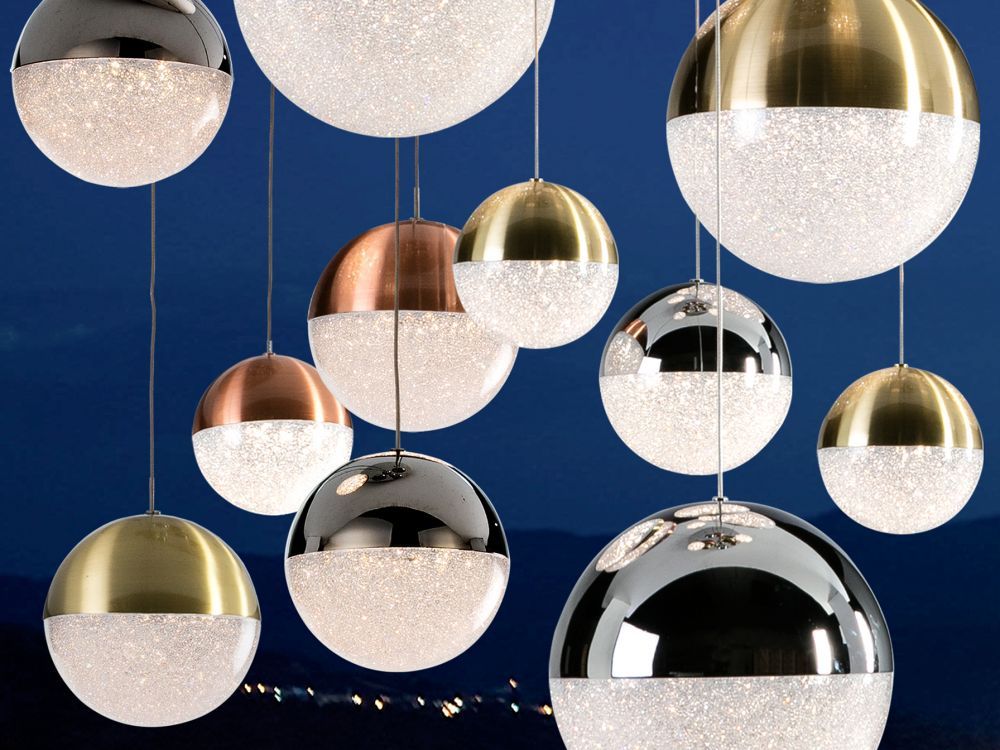 Lustra Sphere Multicolor Led H350cm D140cm