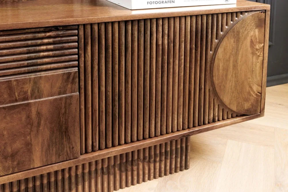 Comoda TV din Lemn de mango Maro L200xH50cm ART DECO