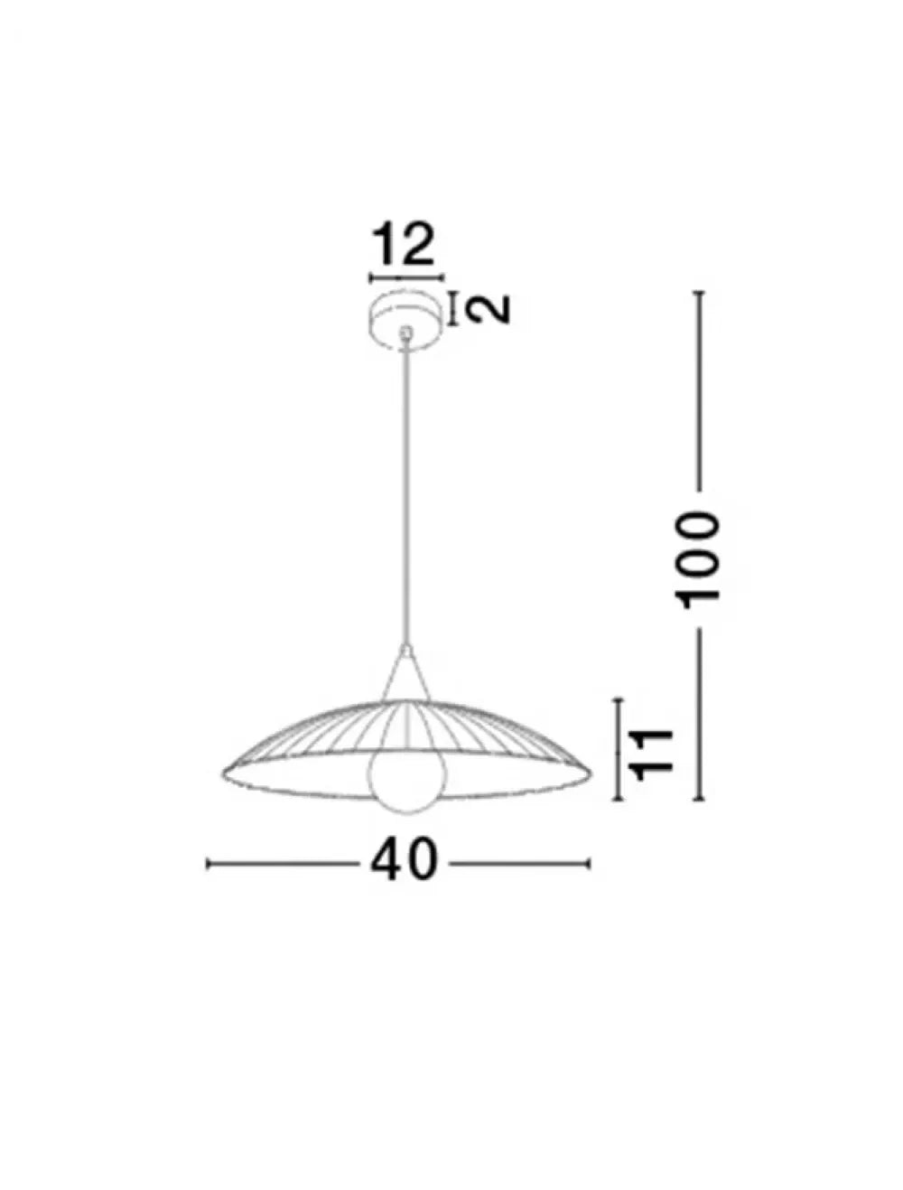 Pendul structura din Metal Argintiu si abajur din Sticla Alb/Transparent H100xL40cm IP20 SHELL