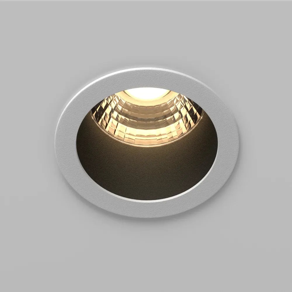 Spot incastrat din Aluminiu Negru/Alb H8.2xD6cm 9W 700lm 3000k Minor