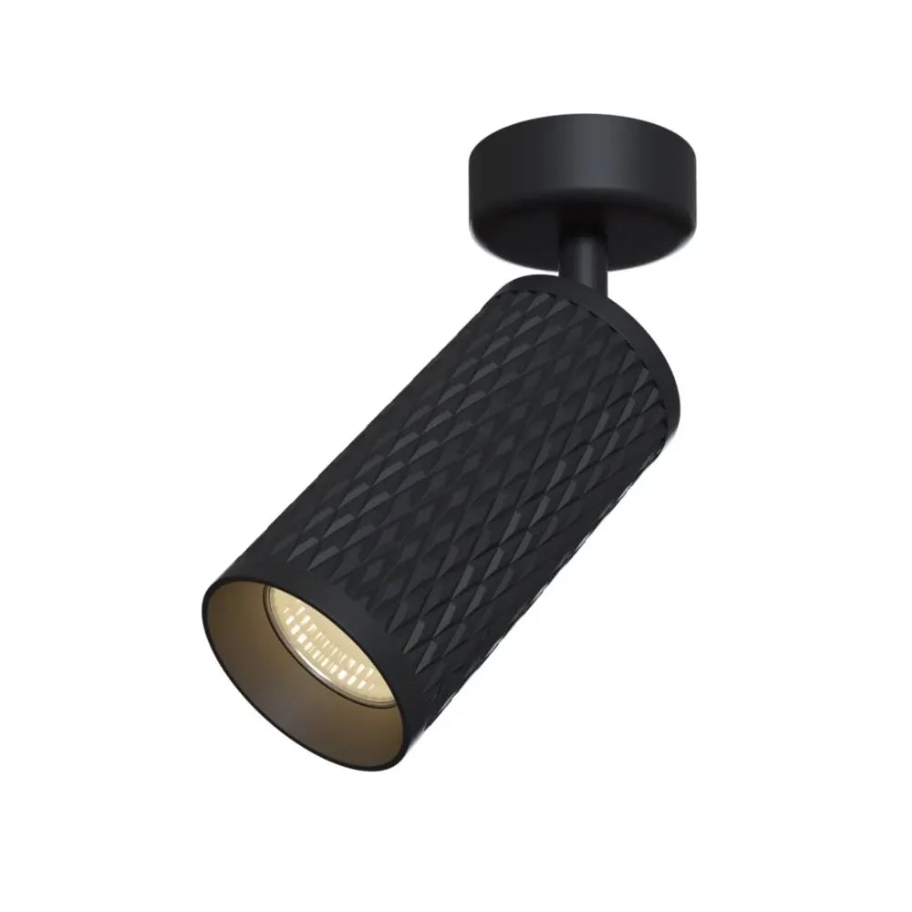 Spot aplicabil din Aluminiu Negru H19.5xL13cm IP 20 GU10 50W Focus Design