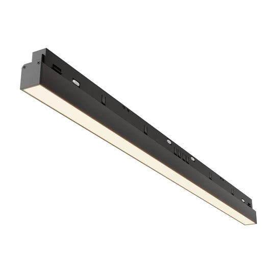 Spot pentru sina Exility incastrata din Aluminiu Negru H4xL60cm IP 20 24W 1440lm 3000k Basis