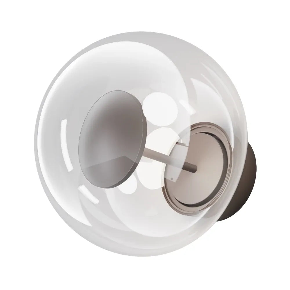Aplica de perete exterior din Aluminiu Maro H22.5xD20cm Velora