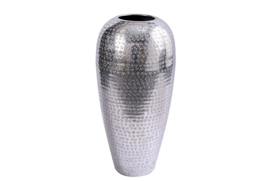 Vaza din Metal Argintiu D25xH50cm ORIENTAL