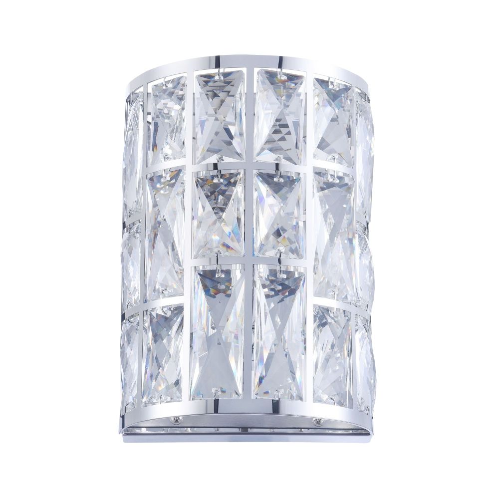 Aplica de perete din Cristal Transparent L15x10xH22cm Gelid