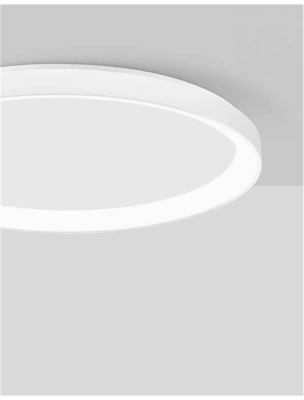 Plafoniera structura din Aluminiu Alb si abajur din Acrilic  H6xL58cm IP20 50W 3134lm 2700k PERTINO