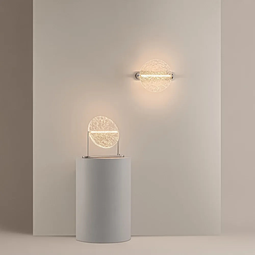 Veioza din Metal Argintiu Chrome H31xL8cm Mangata
